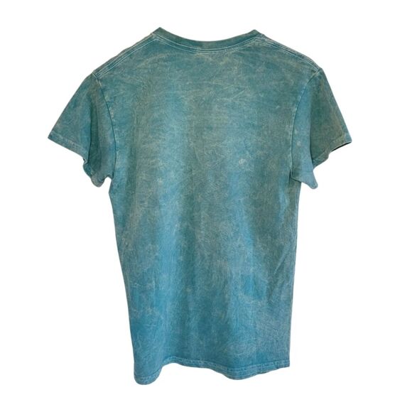 Kurt Cobain Nirvana Tie Dye Grunge Tee Green Pink Small - Picture 2 of 4